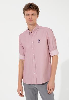 Erkek Kırmızı Uzun Kollu Gömlek - 50247745007