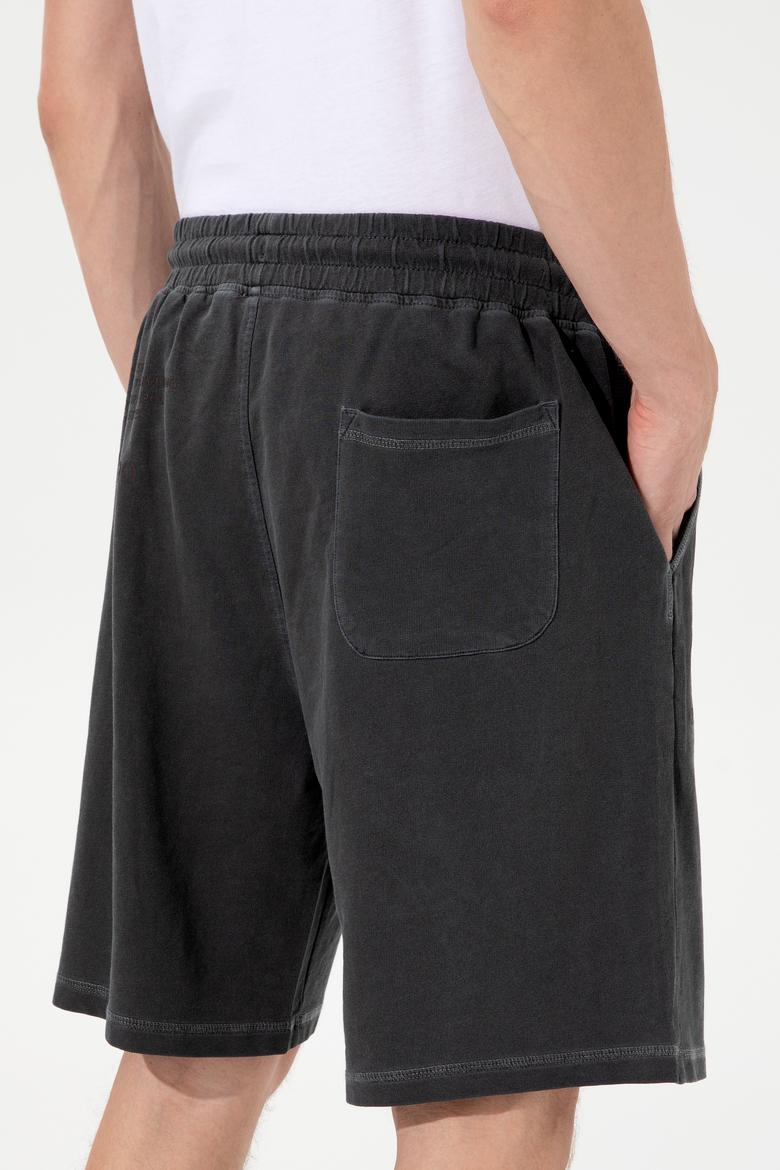 Erkek Antrasit Örme Şort - 50246582011