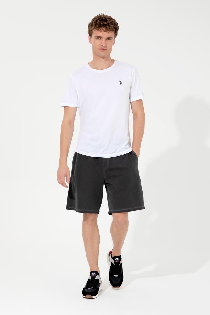 Erkek Antrasit Örme Şort