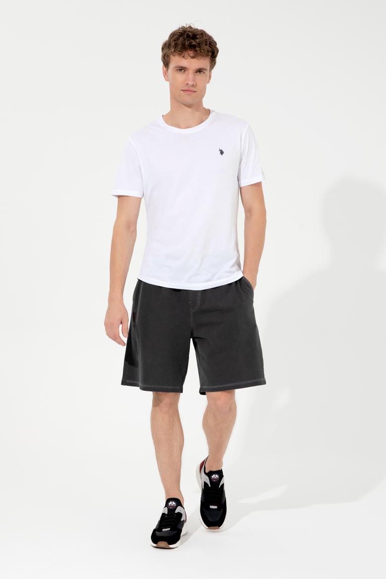 Erkek Antrasit Örme Şort