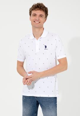 Erkek Beyaz Polo Yaka Tişört - 50249159010