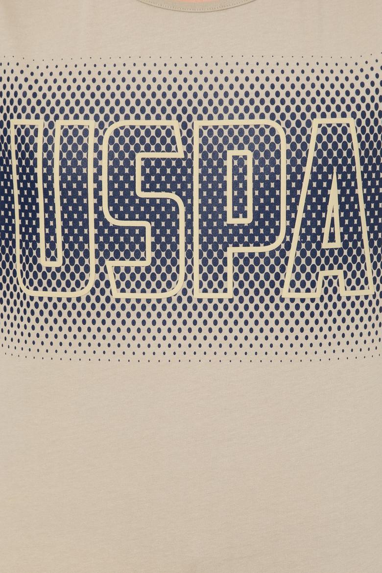 Erkek Haki Bisiklet Yaka T-Shirt - 50248575020