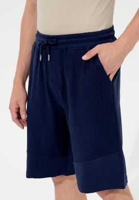 Erkek Lacivert Örme Şort - 50246715006