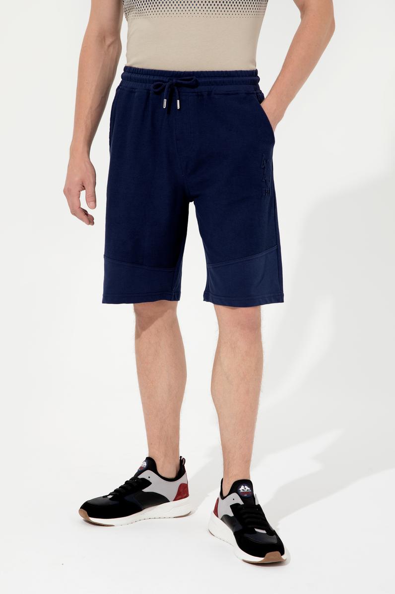 Erkek Lacivert Örme Şort