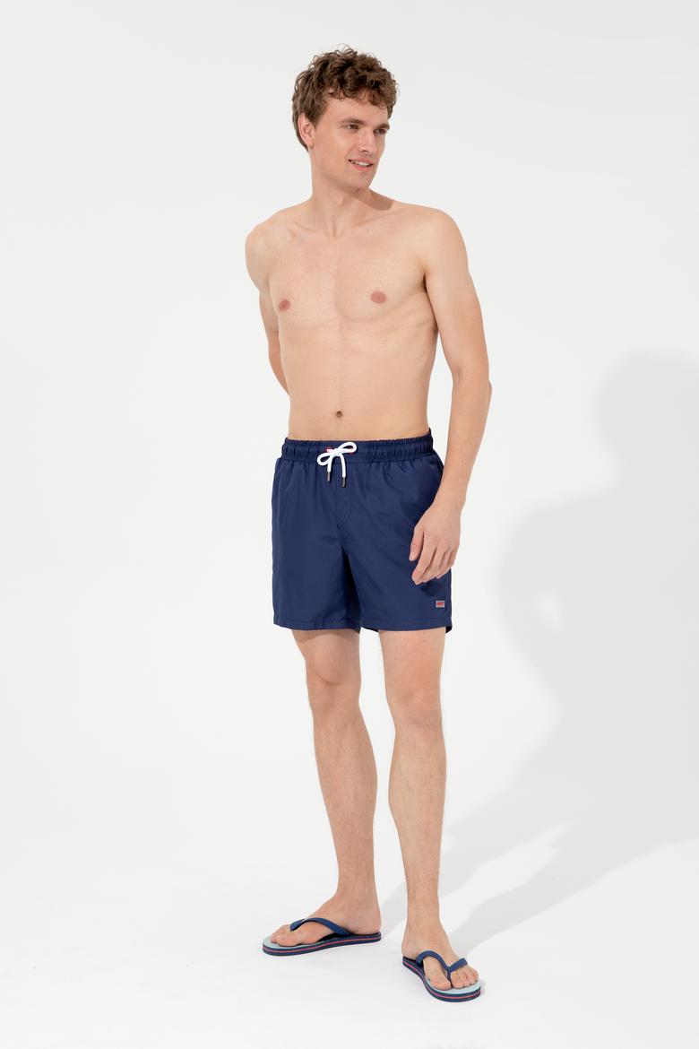 Erkek Lacivert Deniz Şortu