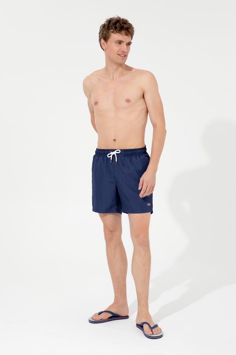 Erkek Lacivert Deniz Şortu
