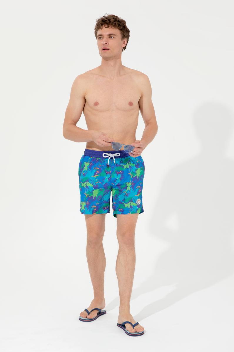 Erkek Lacivert Deniz Şortu