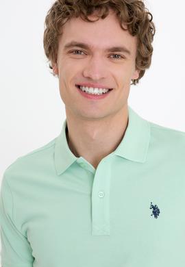 Erkek Mint Basic Polo Yaka Tişört - 50249149262