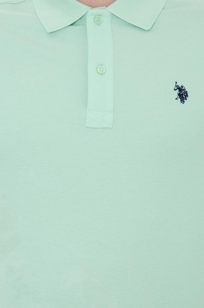 Erkek Mint Basic Polo Yaka Tişört