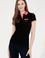 Kadın Siyah Polo Yaka Tişört