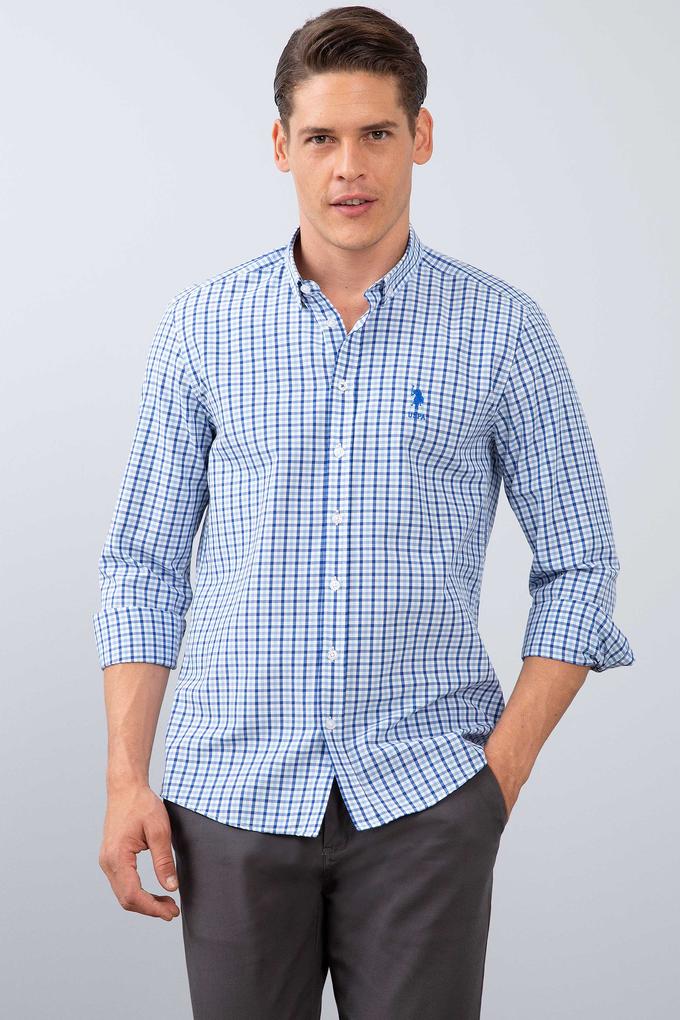 Erkek Mavi Gömlek