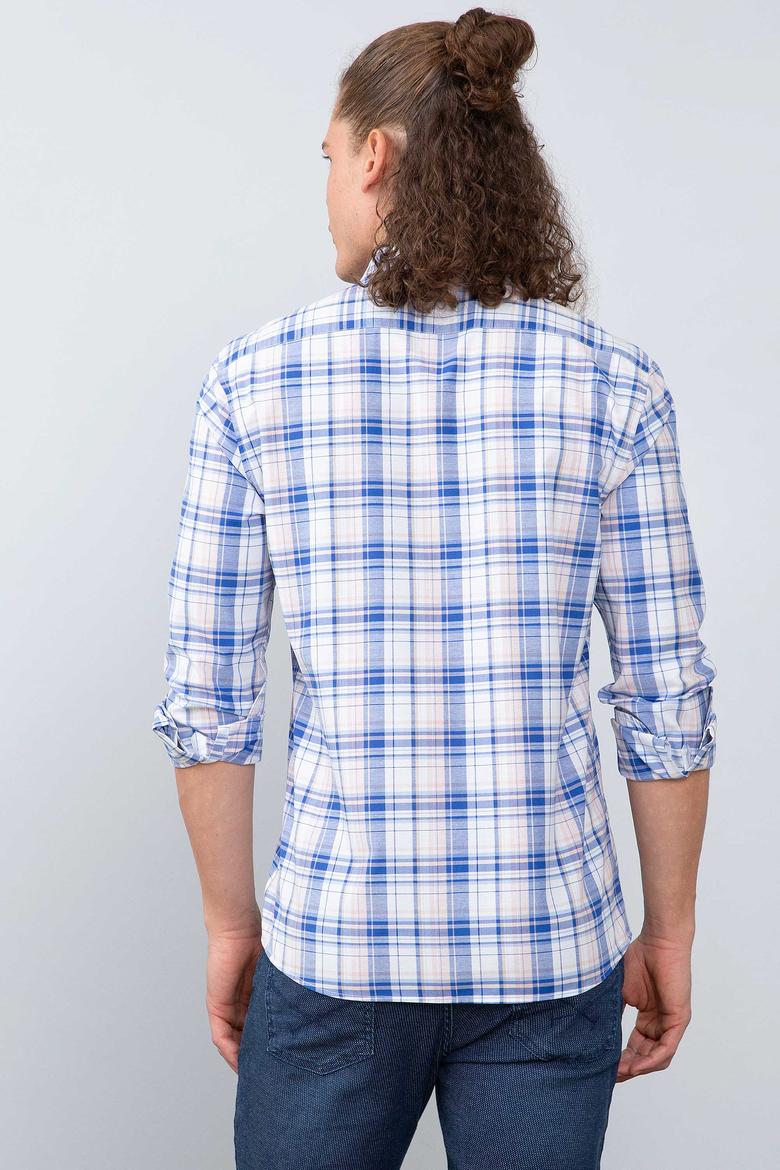 Erkek Mavi Gömlek Uzunkol - 50209083008