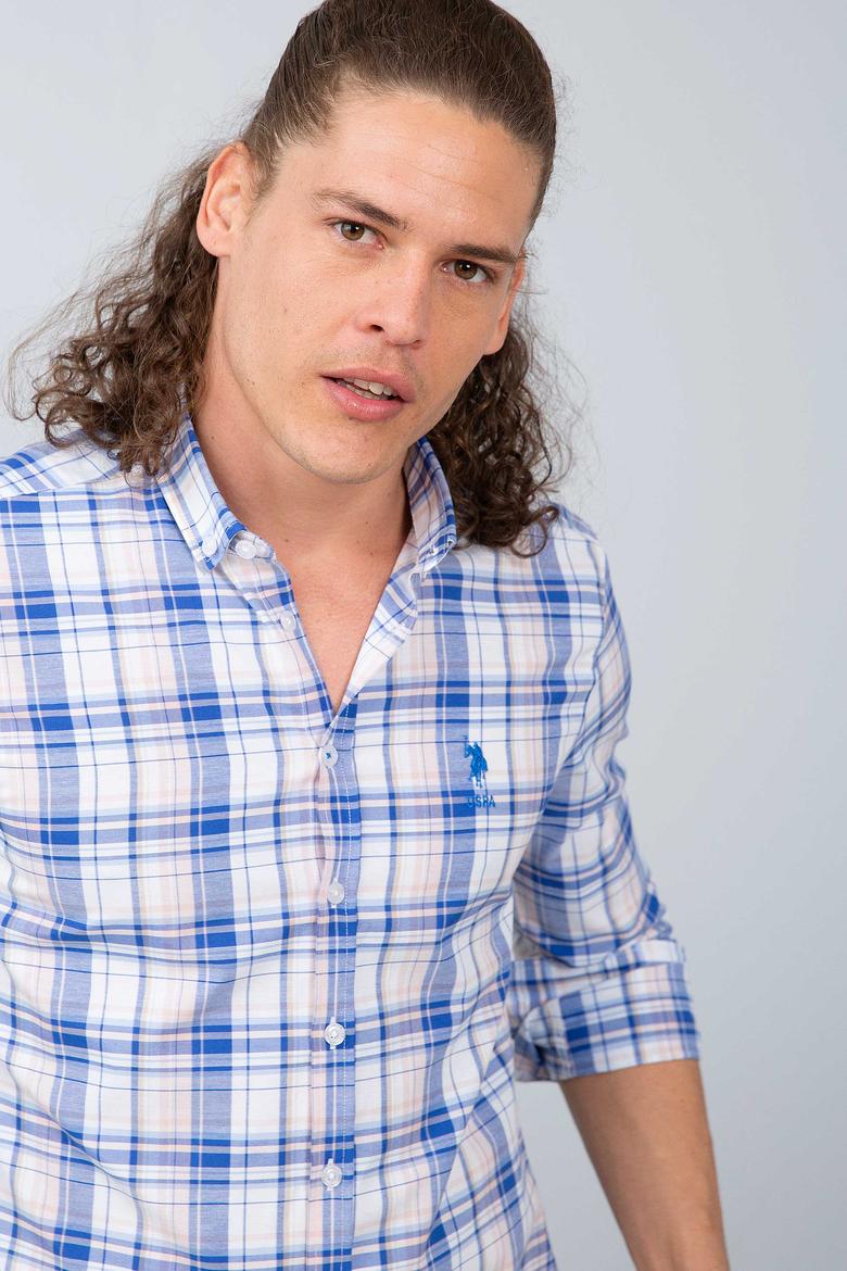Erkek Mavi Gömlek Uzunkol - 50209083008