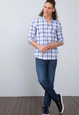 Erkek Mavi Gömlek Uzunkol - 50209083008