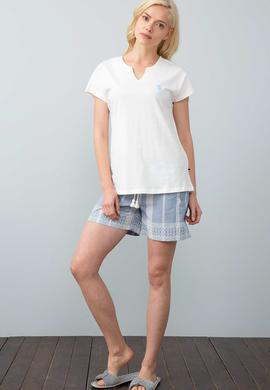 Kadın Beyaz Pijama - 50212403001