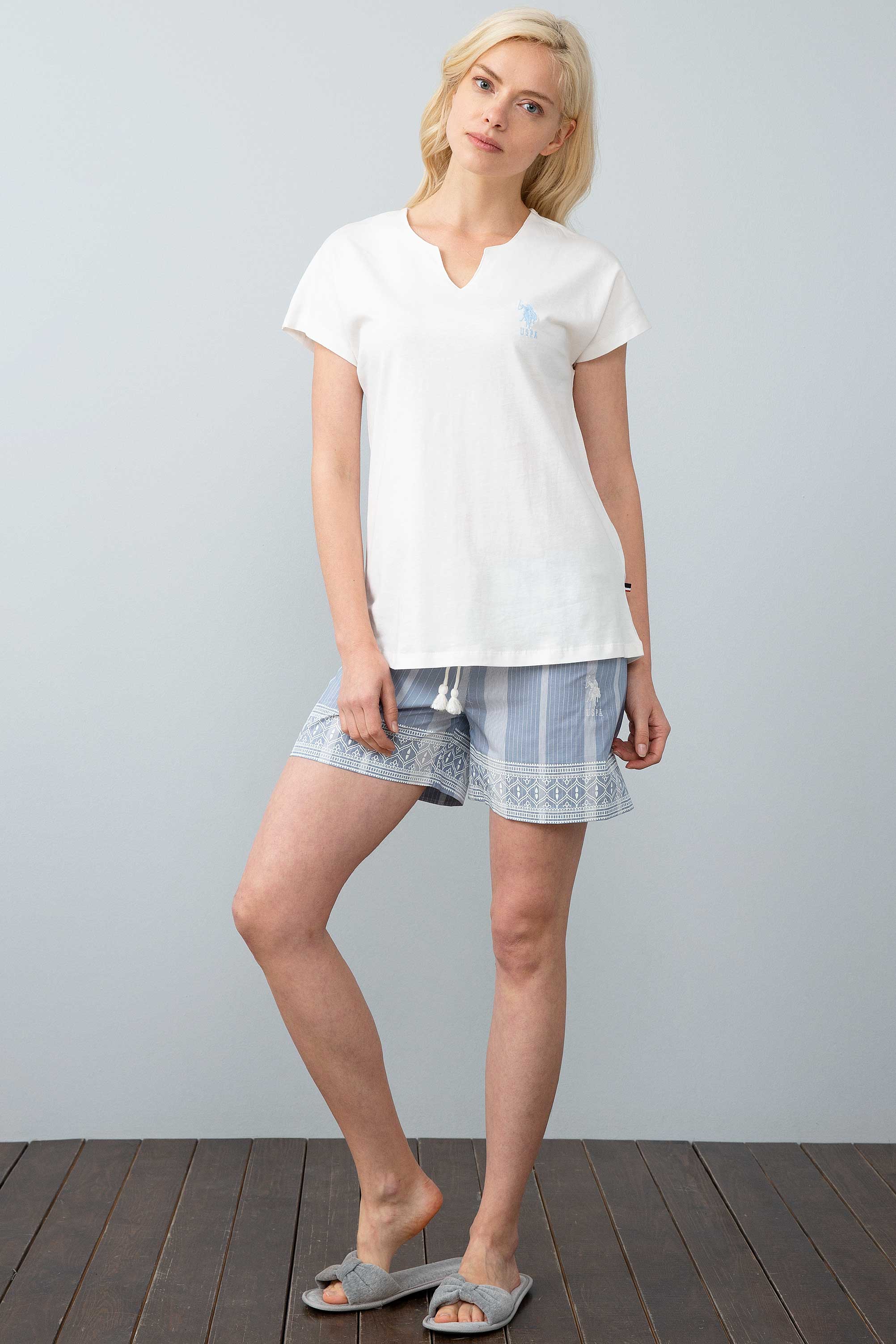 Kadın Beyaz Pijama - Image 1