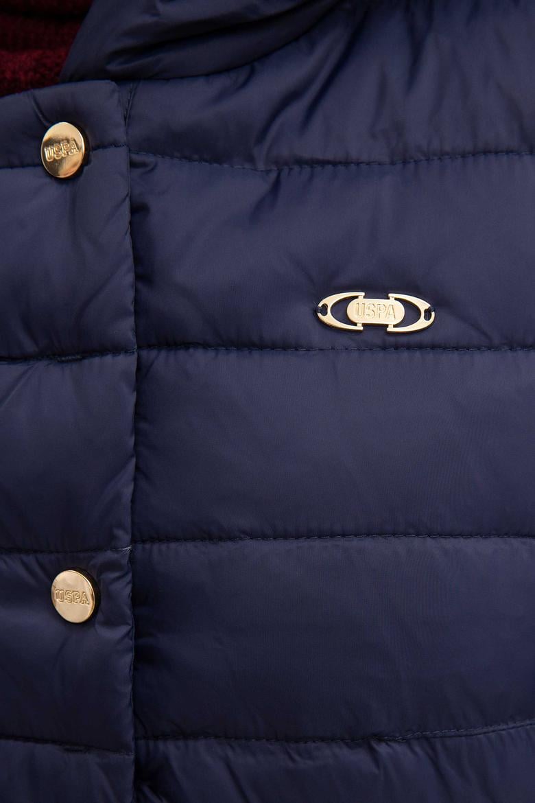 Kadın Lacivert Dokuma Yelek - 50211370010