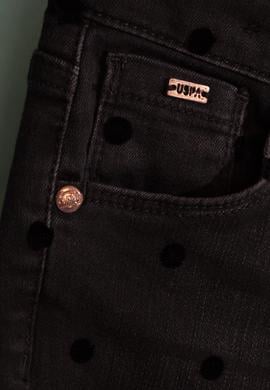 Kız Çocuk Siyah Denim Pantolon - 50209026005