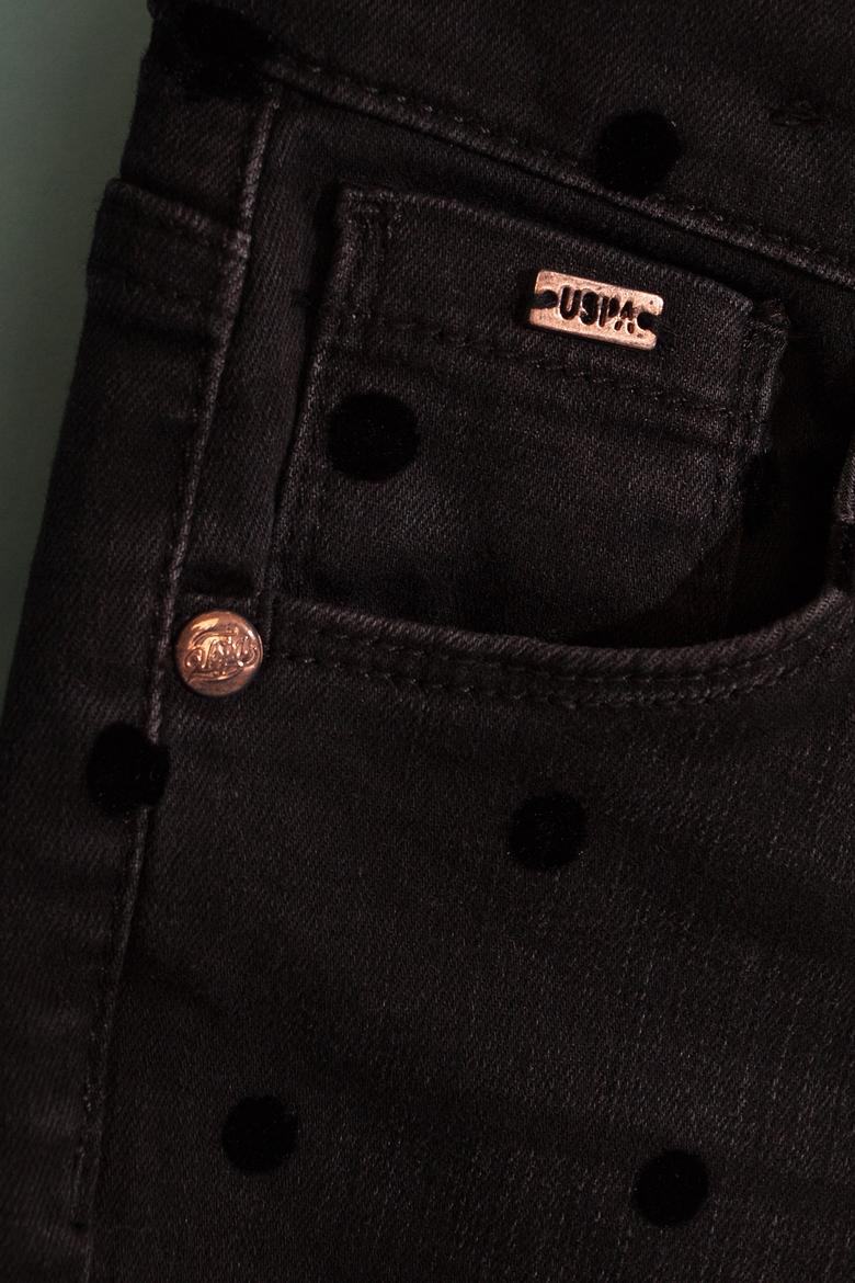 Kız Çocuk Siyah Denim Pantolon - 50209026005