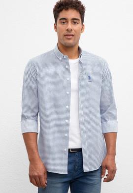 Erkek Lacivert Gömlek Uzunkol - 50219834002