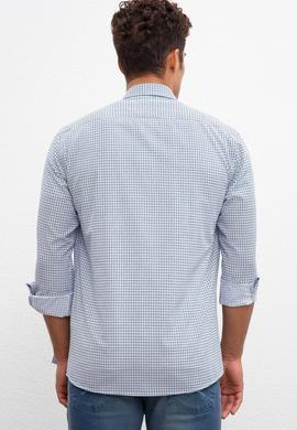 Erkek Lacivert Gömlek Uzunkol - 50219834002