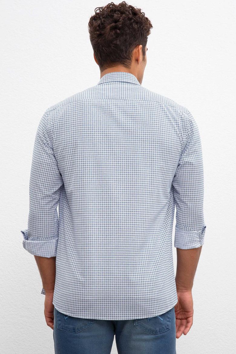 Erkek Lacivert Gömlek Uzunkol - 50219834002