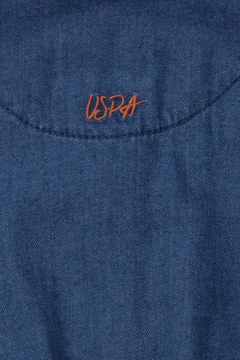 Kız Çocuk Mavi Jean Elbise - 50209025001