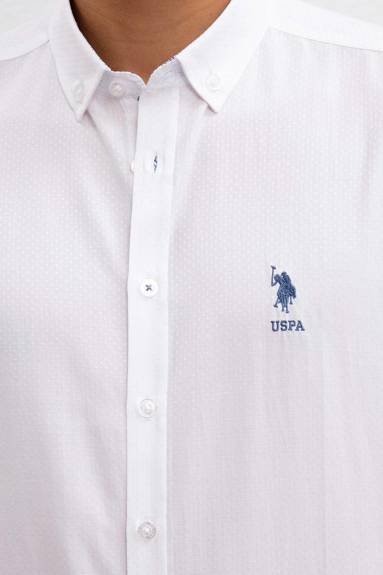 Erkek Beyaz Gömlek Uzunkol - 50219839001