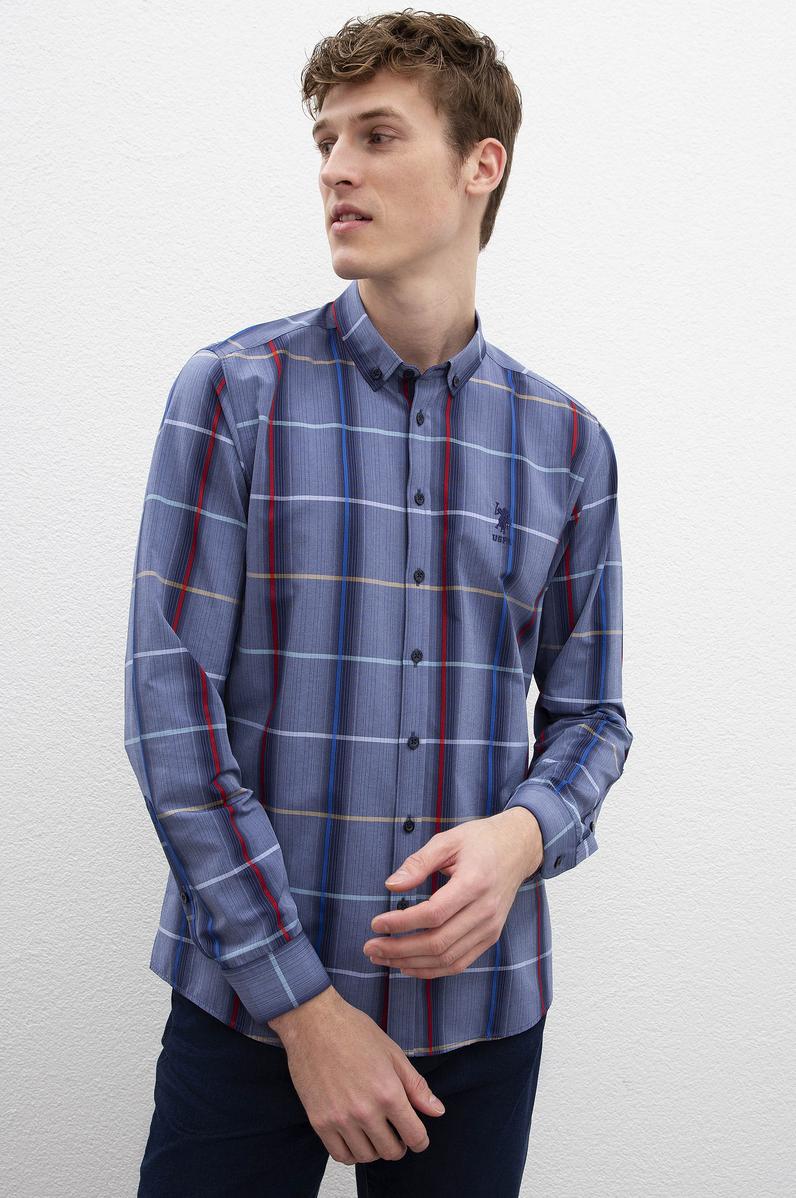 Erkek Lacivert Gömlek