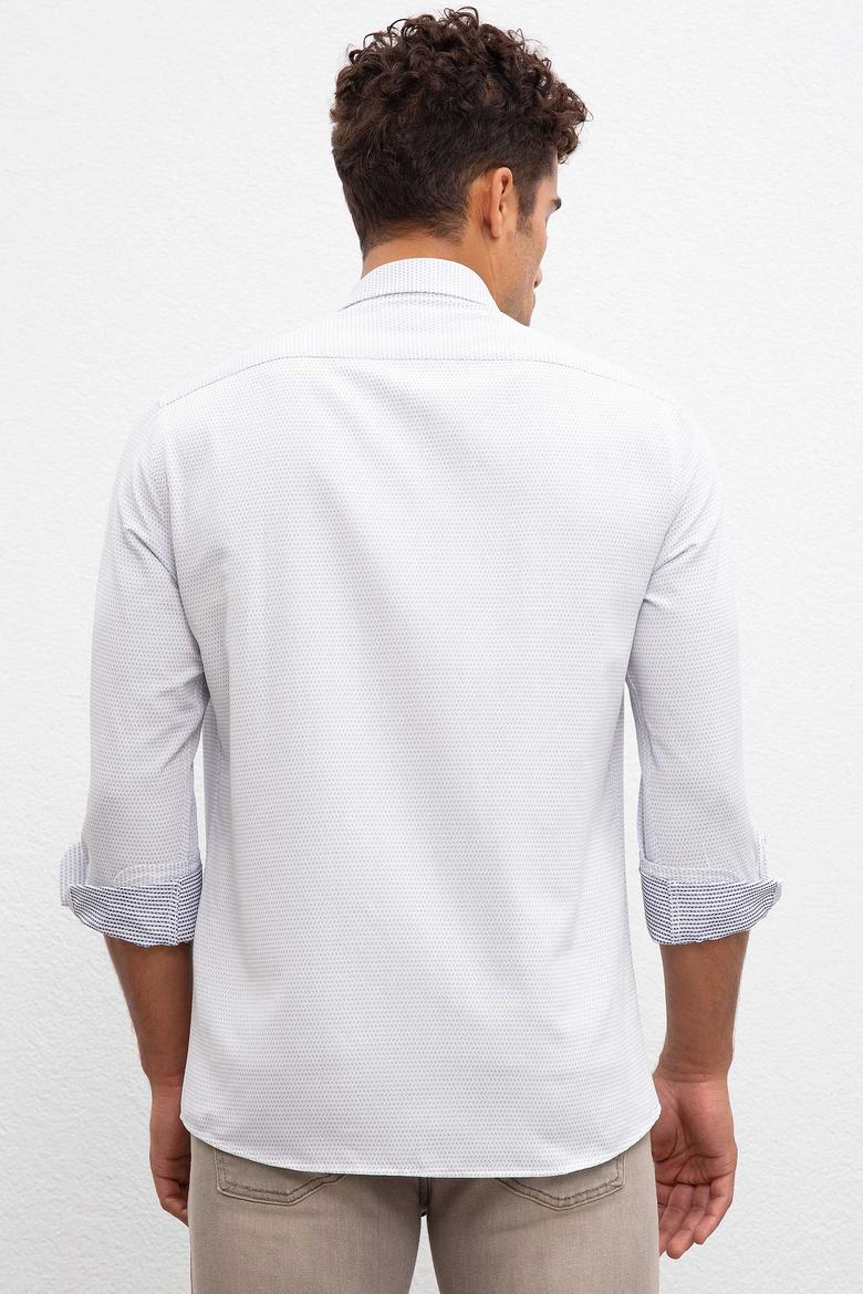 Erkek Lacivert Gömlek Uzunkol - 50220224030