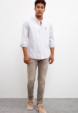 Erkek Lacivert Gömlek Uzunkol - 50220224030