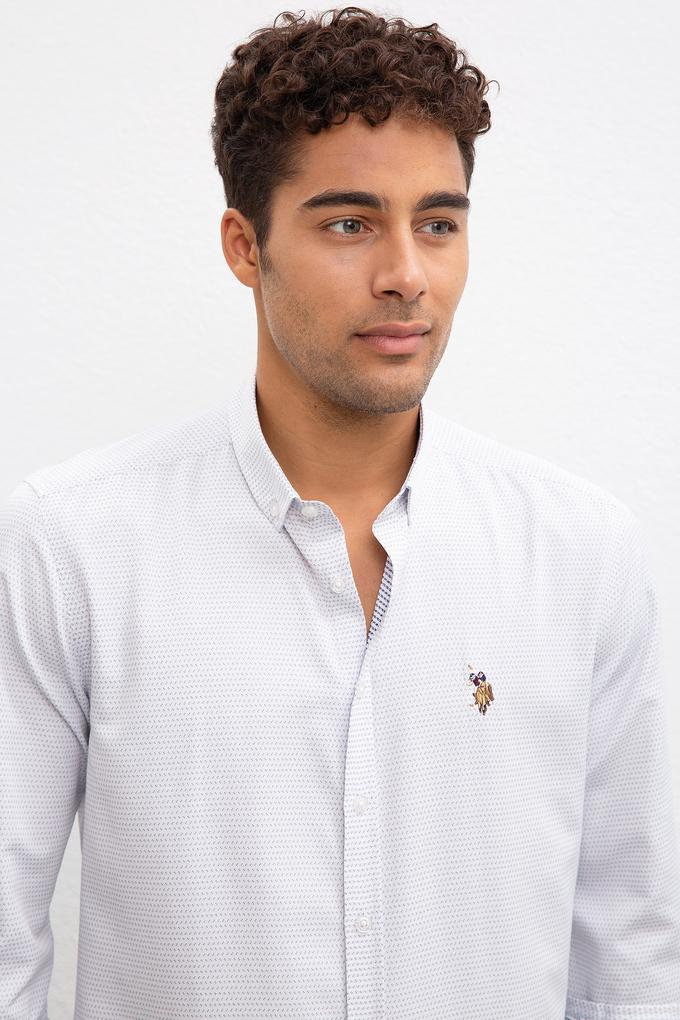 Erkek Lacivert Gömlek Uzunkol