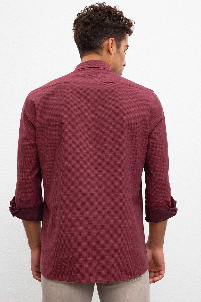 Erkek Bordo Gömlek - 50220232010