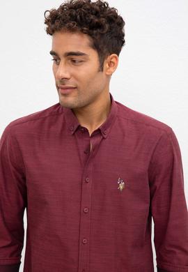 Erkek Bordo Gömlek - 50220232010