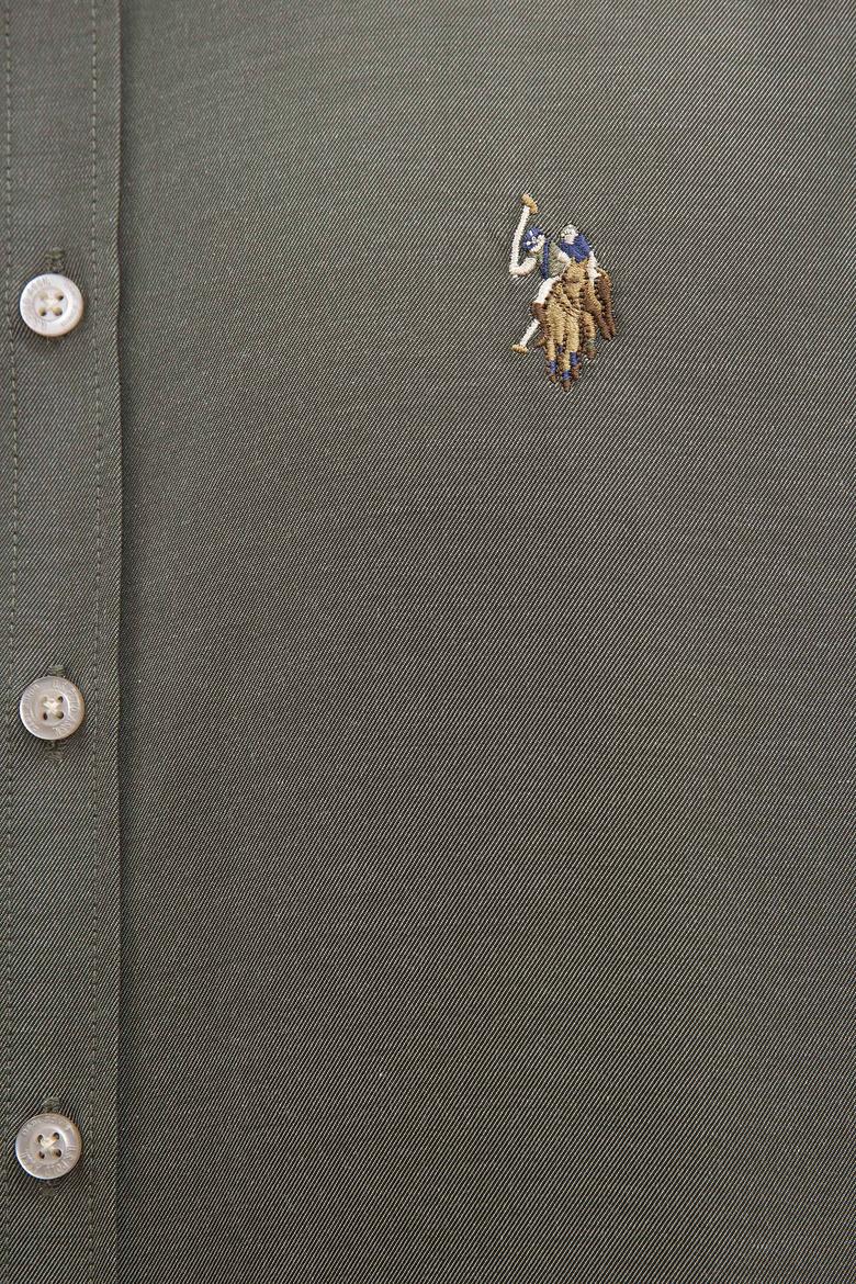 Erkek Yeşil Gömlek Uzunkol - 50220220019