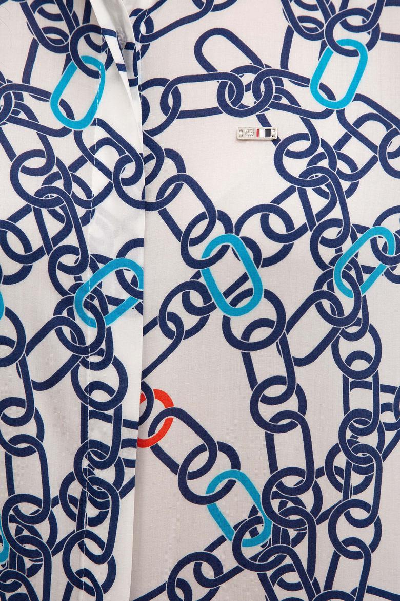 Kadın Beyaz Gömlek Uzunkol - 50218751003