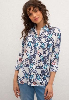 Kadın Beyaz Gömlek Uzunkol - 50218751003