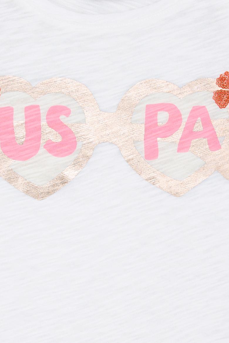 Kız Çocuk Beyaz Tişört - 50218945006