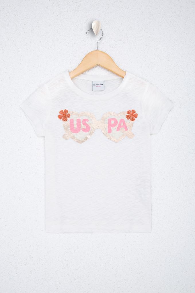 Kız Çocuk Beyaz Tişört