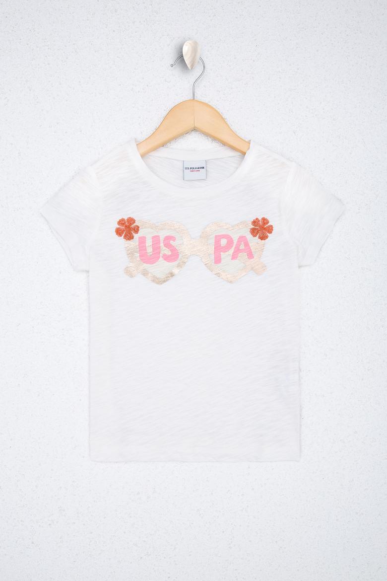 Kız Çocuk Beyaz Tişört