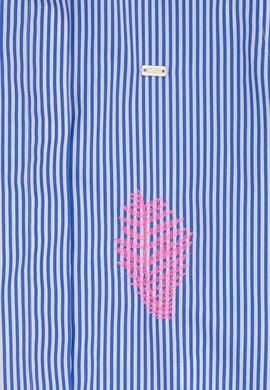 Kız Çocuk Mavi Uzun Kollu Gömlek - 50218951026