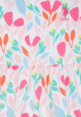 Kız Çocuk Beyaz Örme Elbise - 50218948028