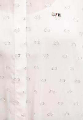 Kadın Beyaz Gömlek Uzunkol - 50218783001