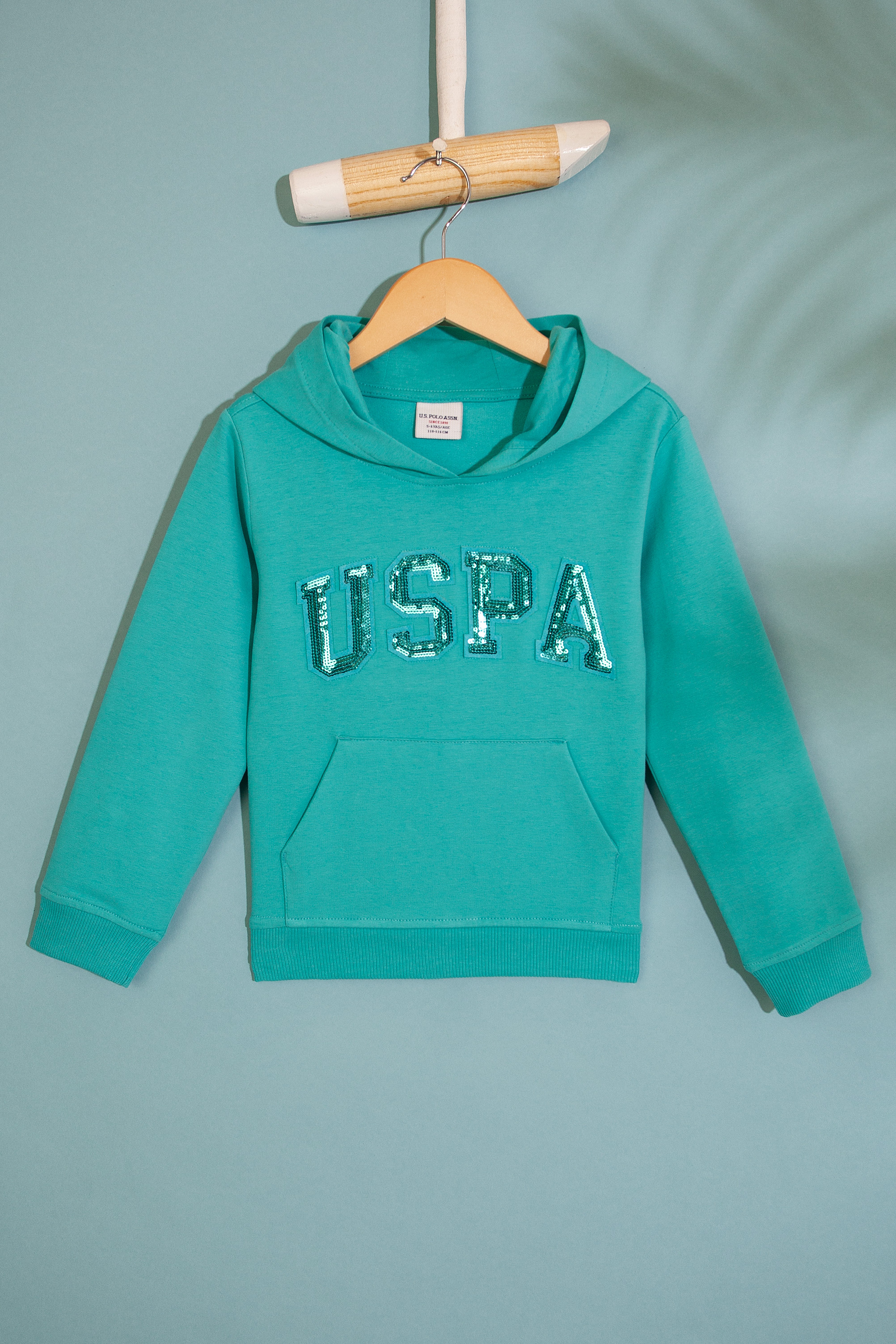 Kız Çocuk Yeşil Sweatshirt - Image 1