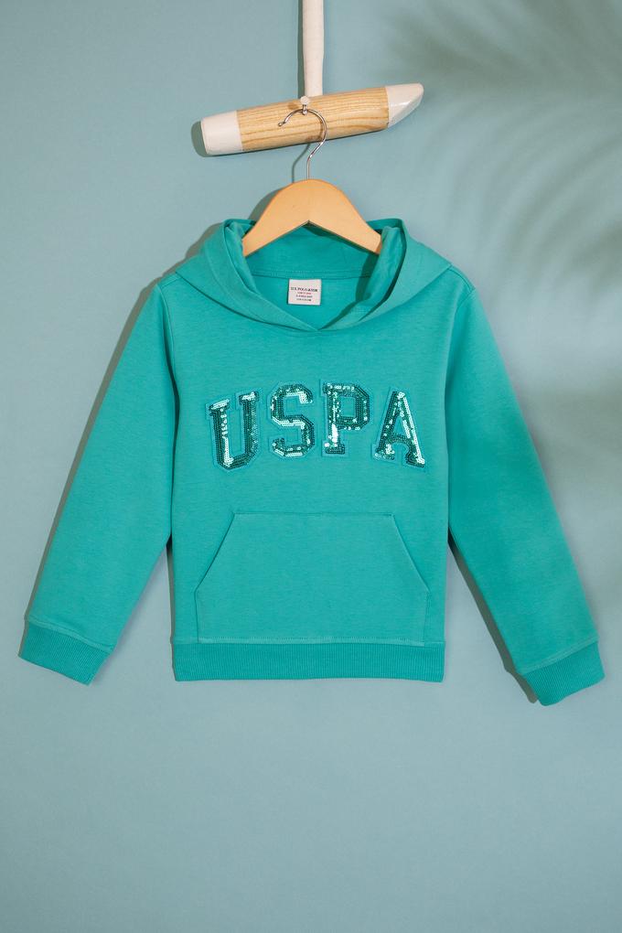 Kız Çocuk Yeşil Sweatshirt