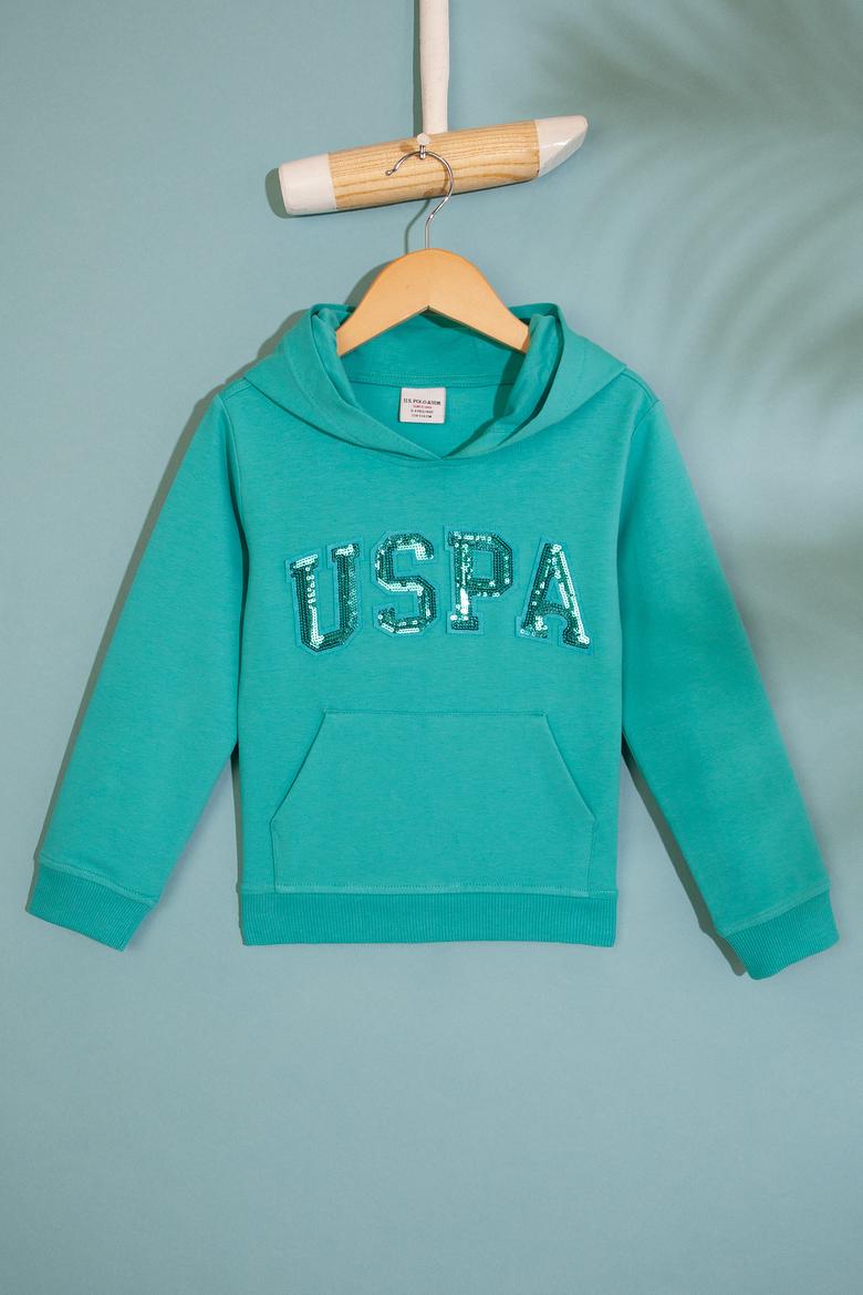 Kız Çocuk Yeşil Sweatshirt