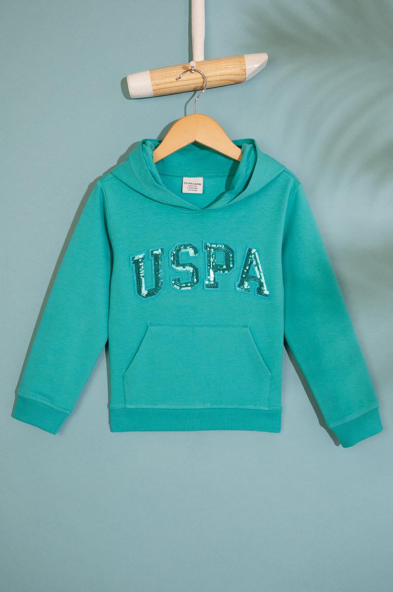 Kız Çocuk Yeşil Sweatshirt