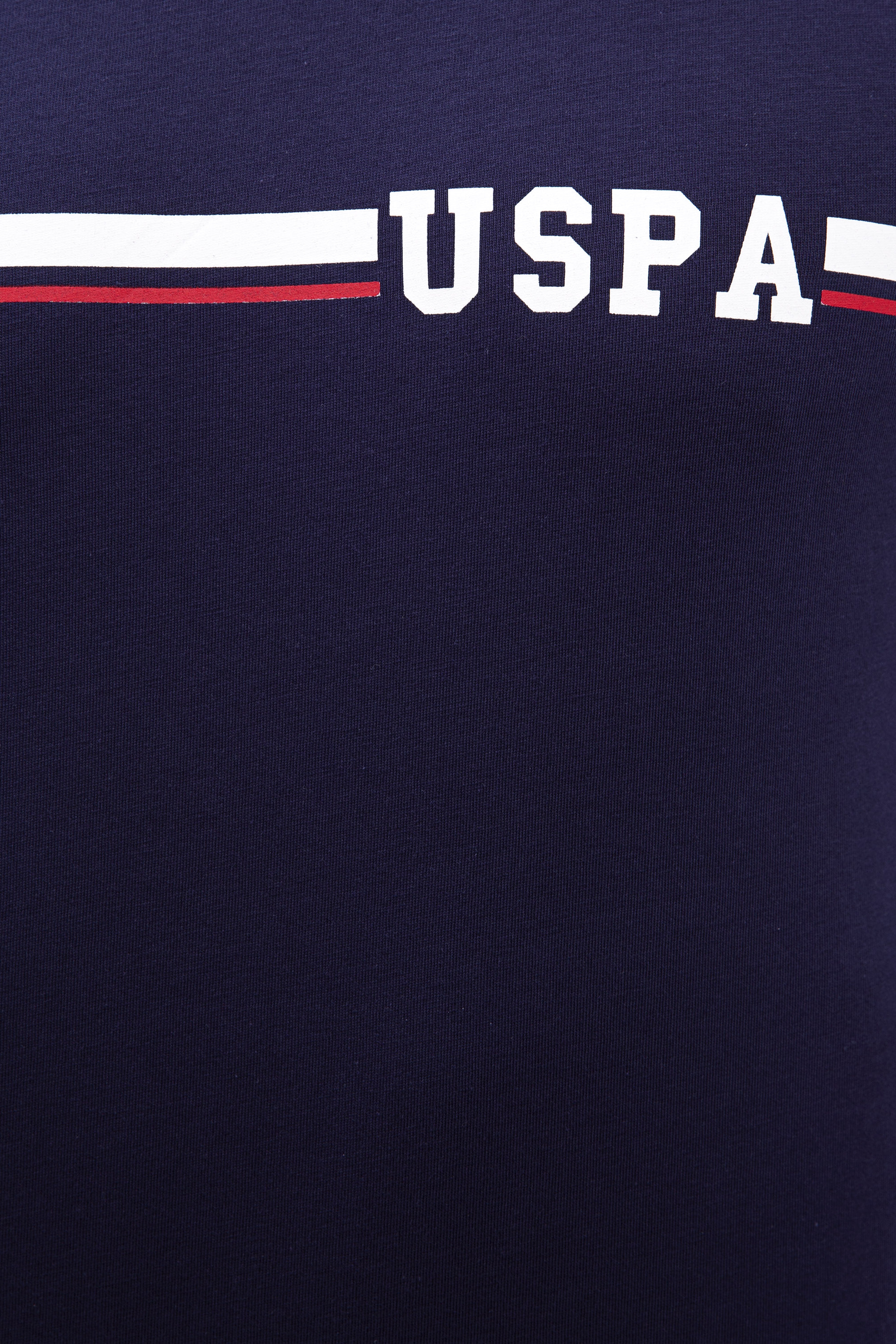 Erkek Lacivert Bisiklet Yaka T-Shirt - Image 5