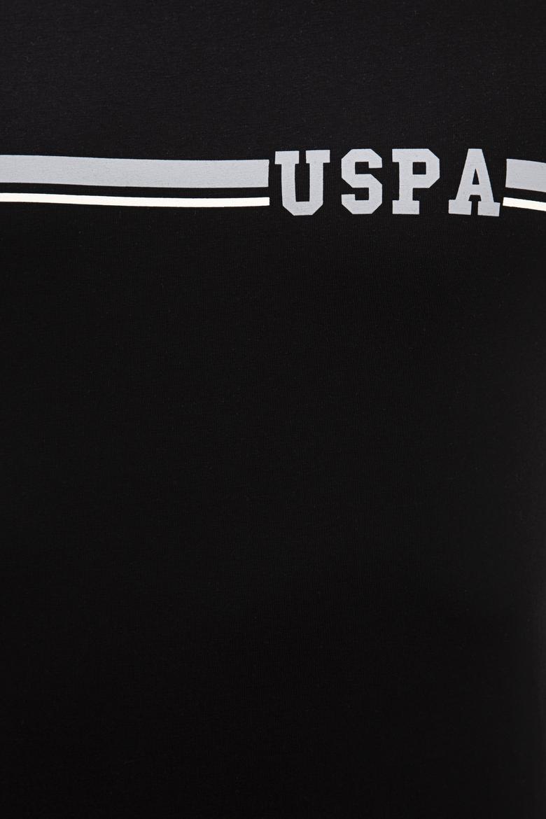 Erkek Siyah Bisiklet Yaka T-Shirt - 50217772032