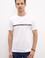 Erkek Beyaz Bisiklet Yaka T-Shirt